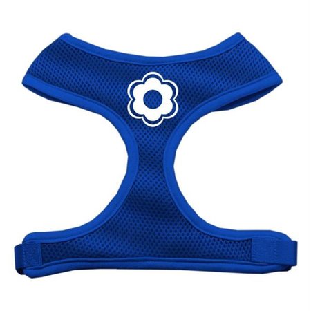UNCONDITIONAL LOVE Daisy Design Soft Mesh Harnesses Blue Large UN814211